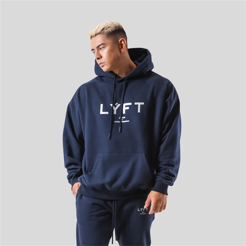 Streetwear Brand Japan - LYFT Classical LOGO Men Hoodies Winter