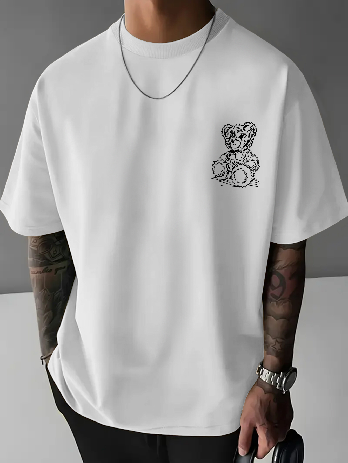 Men's Oversized Streetwear T-s - Streetwear Brand Quotes 评论和价格