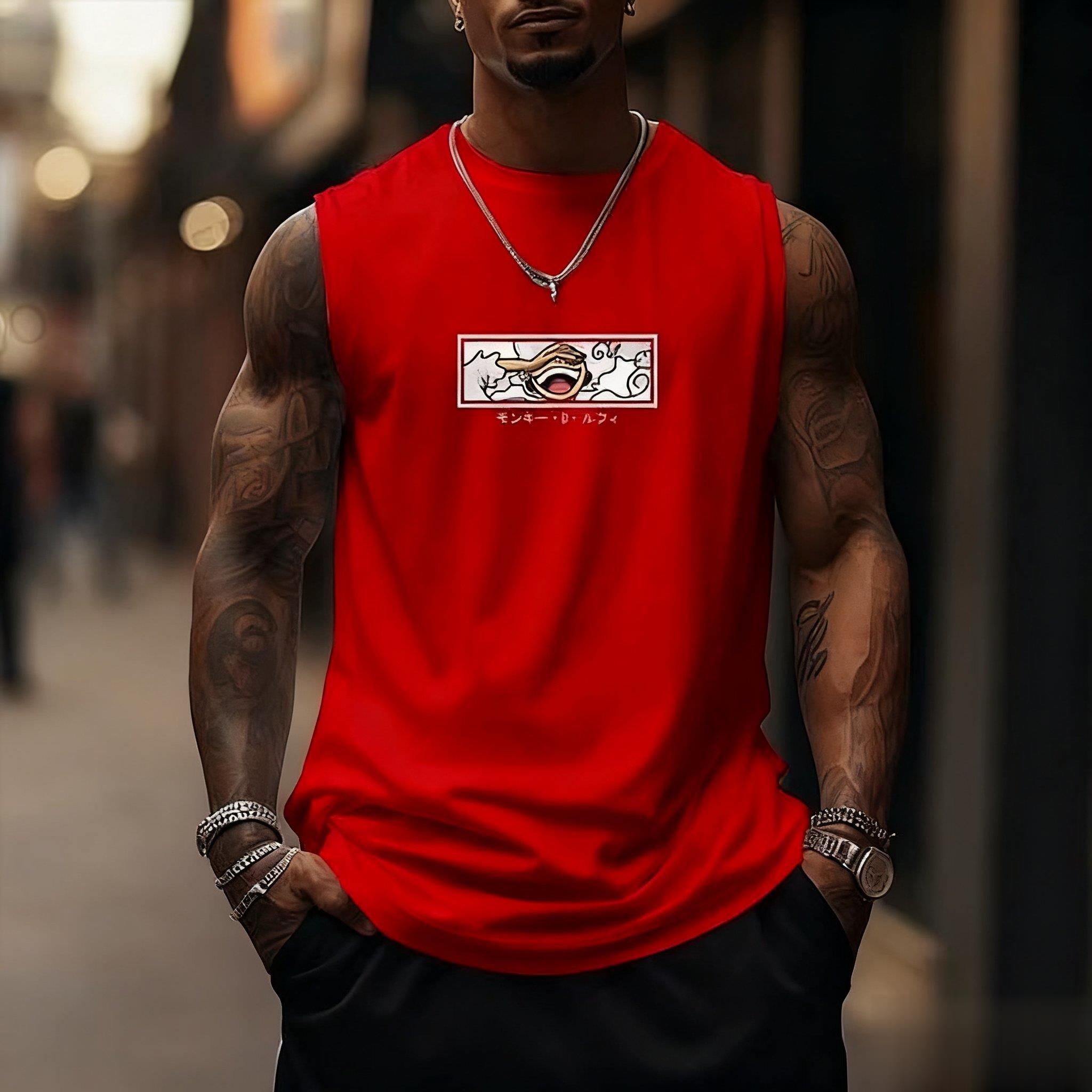 One Piece Luffy Gear 5 Tank To - Streetwear Brand Japan 评论和价格